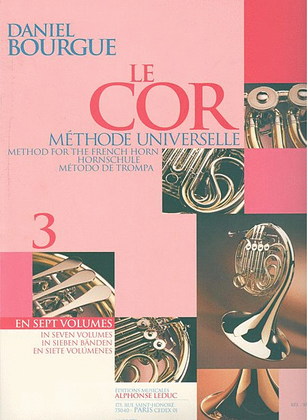 Book cover for Method For The French Horn - Vol.3 (horn)
