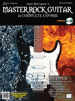 Book cover for Master Rock Guitar: A Complete Course