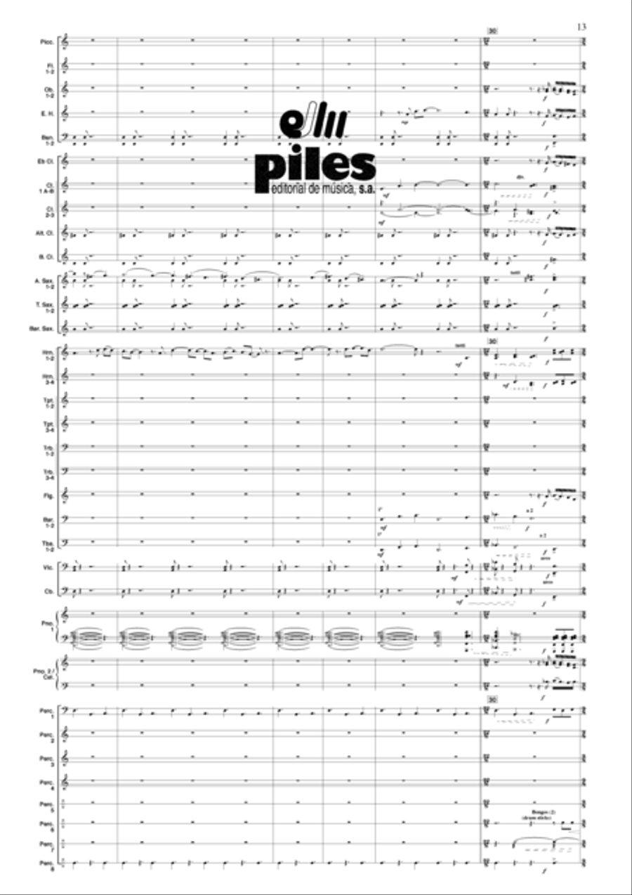 Teogonica. Sinfonia No. 2 (Theogonic) Concert Band scores gallery preview page 6