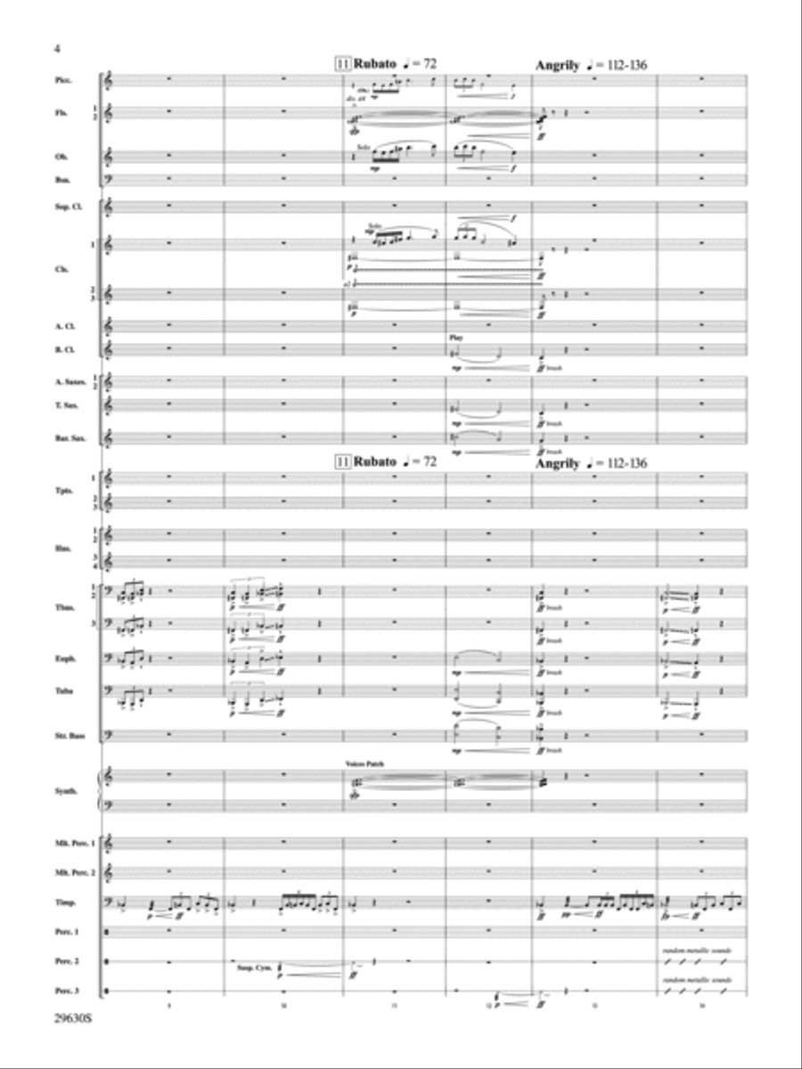 Stawamus Chief Concert Band scores gallery preview page 3