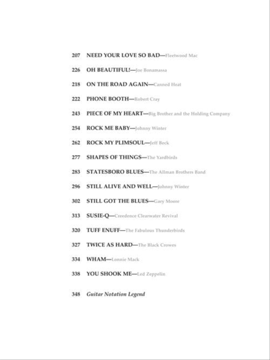 Blues-Rock Guitar Bible – 2nd Edition Electric Guitar scores gallery preview page 4