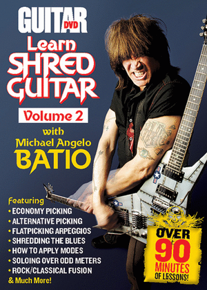 Book cover for Guitar World -- Learn Shred Guitar, Volume 2