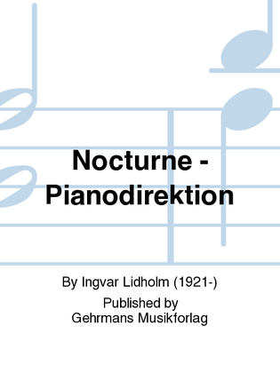Nocturne - Pianodirektion