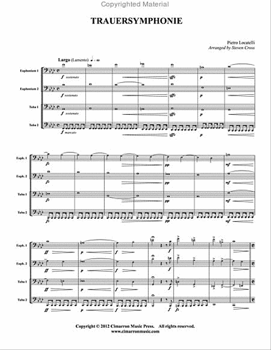 Trauersymphonie Trauersymphonie EETT scores gallery preview page 2