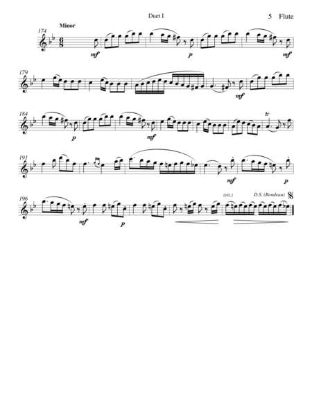 Michel Yost Op5 #1 for flute and clarinet image number null