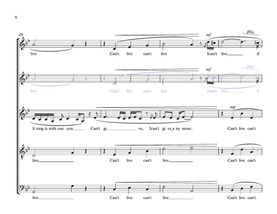 Without You Divisi scores gallery preview page 6