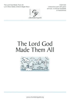 Book cover for The Lord God Made Them All