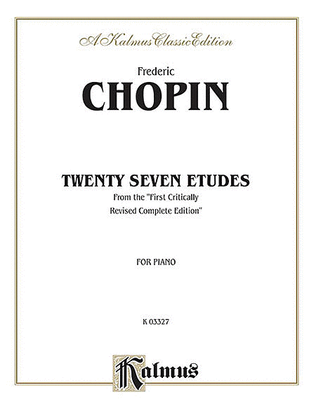 Book cover for Twenty-Seven Etudes
