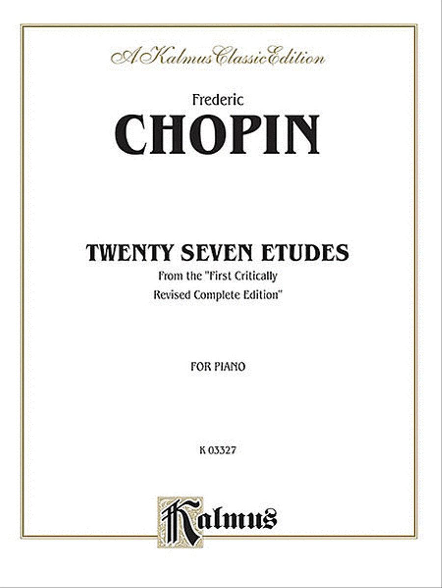 Twenty-Seven Etudes Twenty-Seven Etudes Piano Method scores gallery preview page 1
