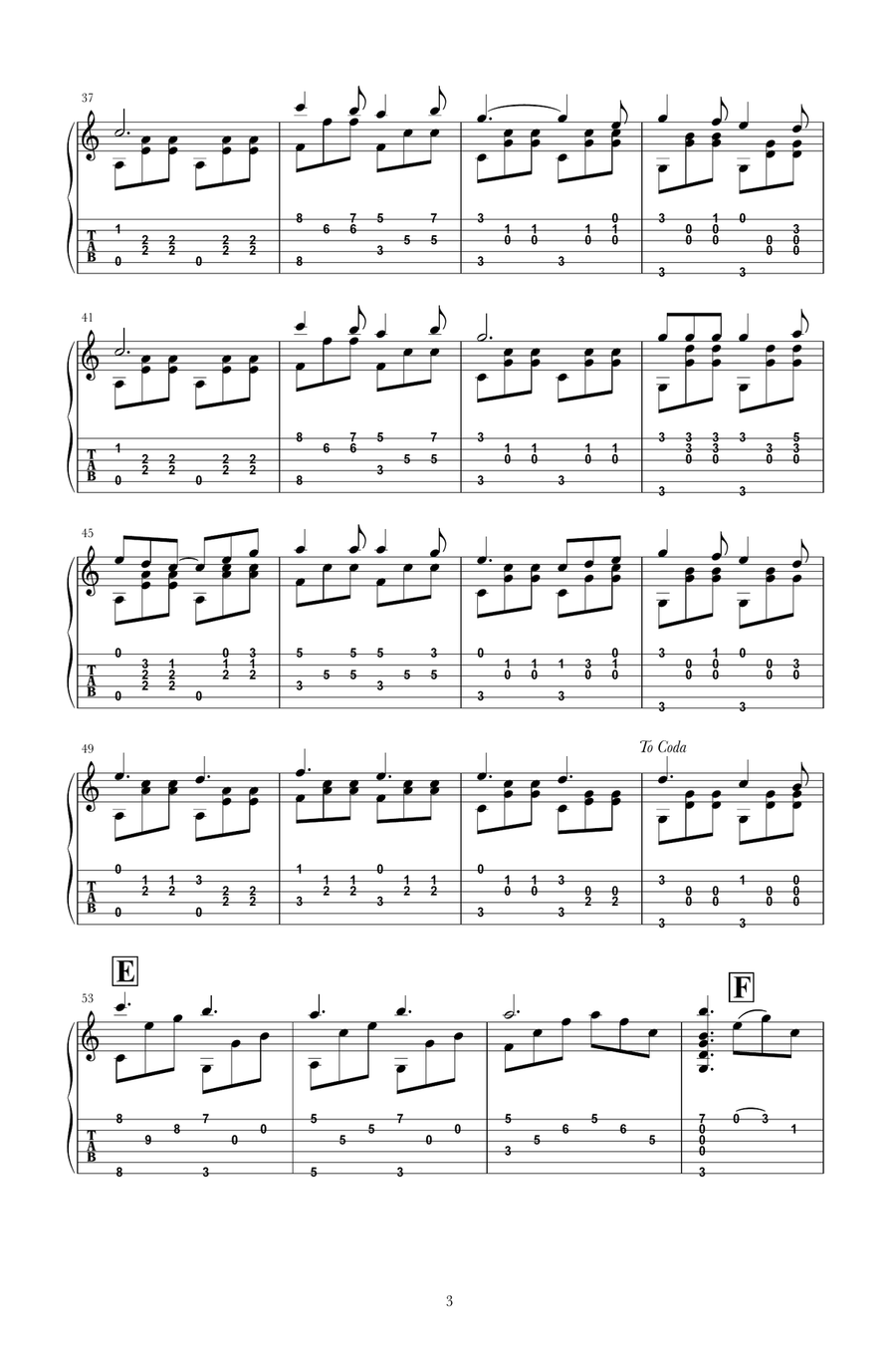 Perfect Acoustic Guitar scores gallery preview page 4
