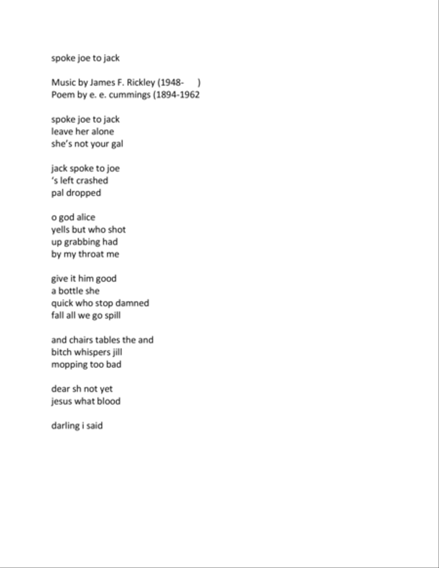 spoke joe to jack spoke joe to jack Mezzo-Soprano Voice scores gallery preview page 2