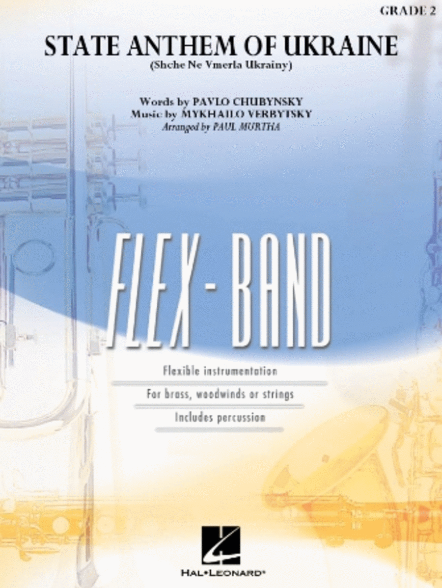 State Anthem of Ukraine (Shche ne vmerla Ukrainy) Concert Band scores gallery preview page 1