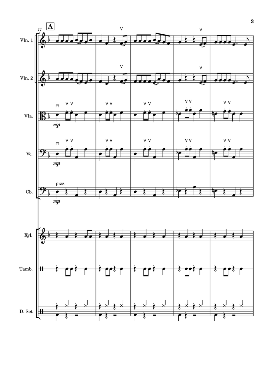 Poor Unfortunate Souls Poor Unfortunate Souls String Orchestra scores gallery preview page 3