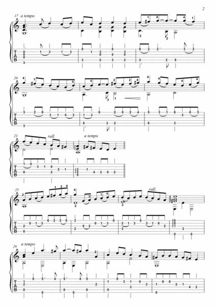 Lord Willoughby's Welcome Home guitar solo by John Dowland Acoustic Guitar - Digital Sheet Music