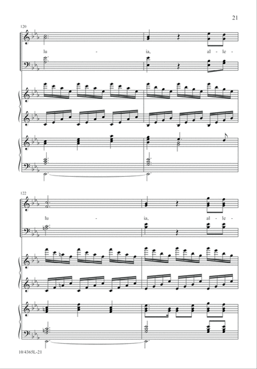Hear How the Bells of Christmas Play 4-Part scores gallery preview page 21