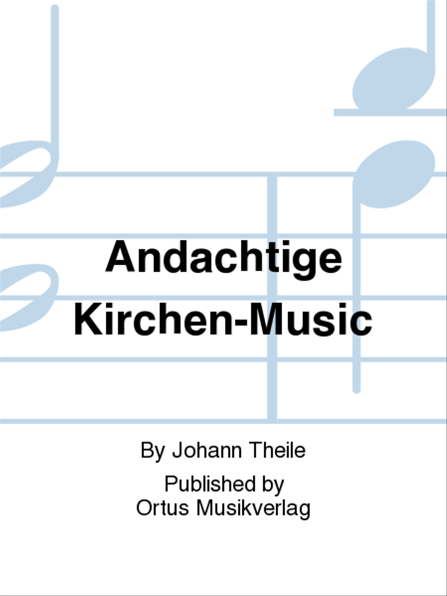 Andachtige Kirchen-Music Andachtige Kirchen-Music Voice scores gallery preview page 1