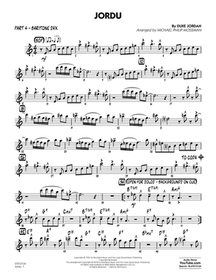 Jordu (arr. Michael Mossman) - Part 4 - Baritone Sax