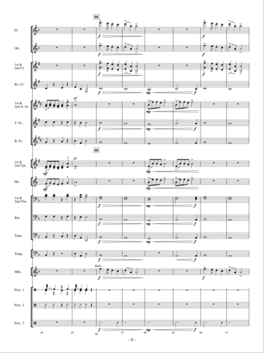 The Phantom Train Concert Band scores gallery preview page 8