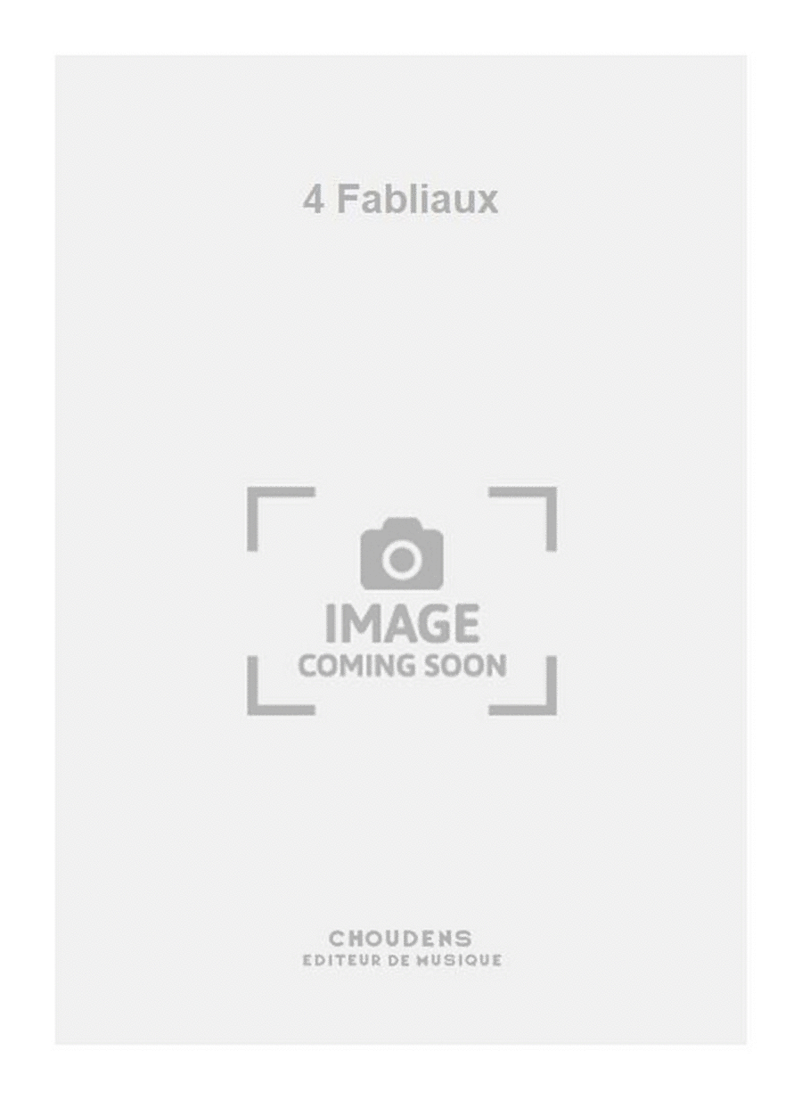 4 Fabliaux 4 Fabliaux Bassoon scores gallery preview page 1