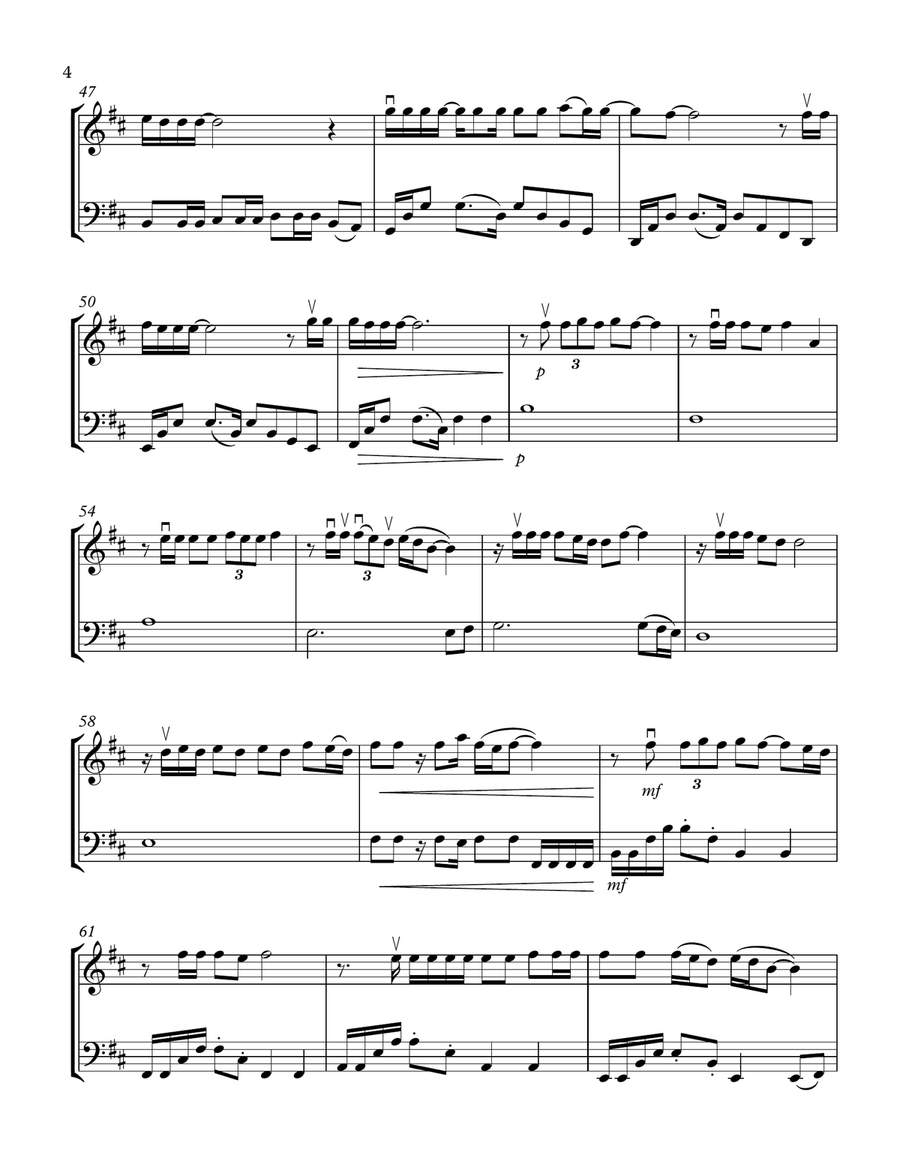Hotel California String Duet scores gallery preview page 4
