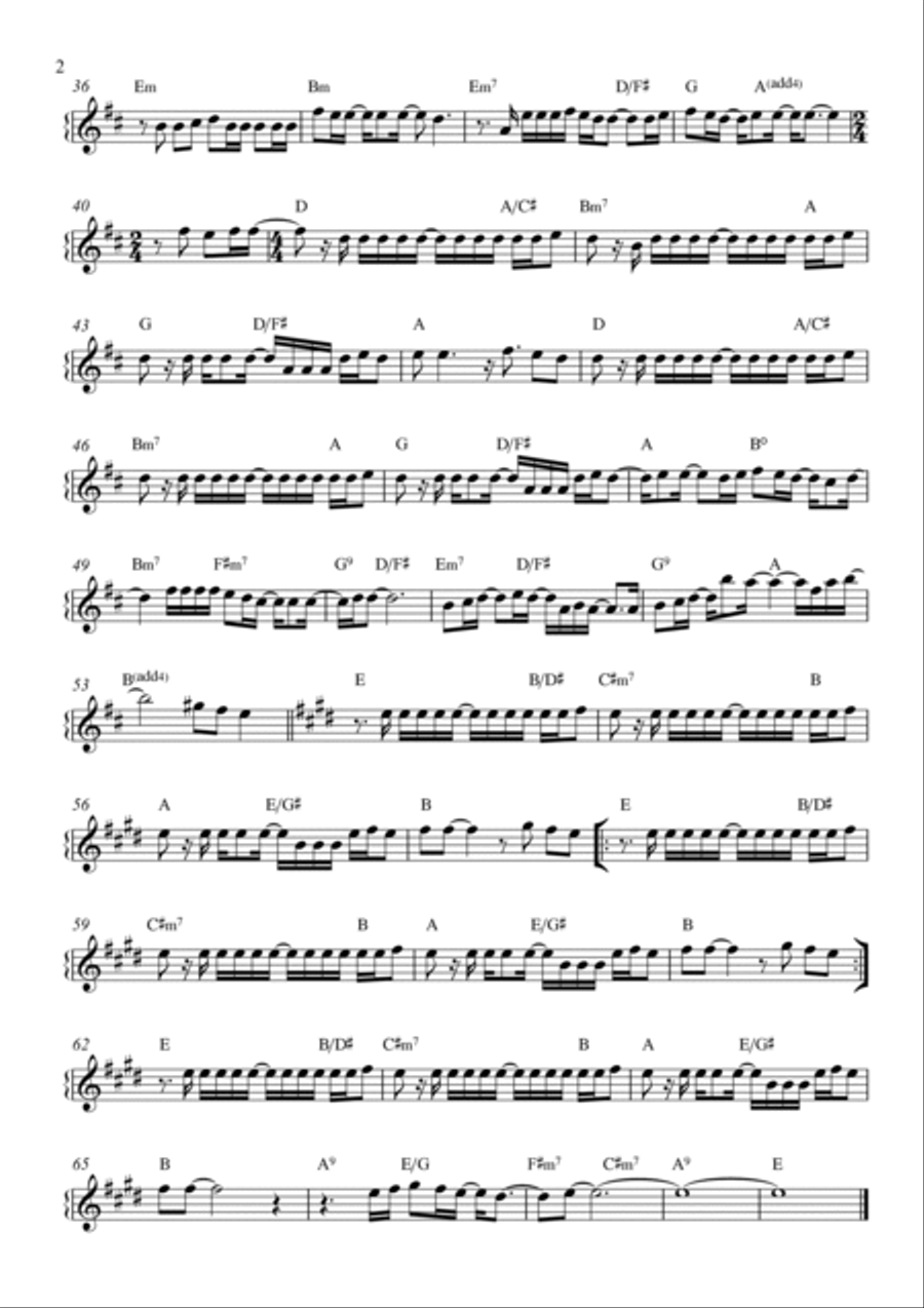 Partituras - 50 Melodias com cifra - Livro 4 Flute scores gallery preview page 4