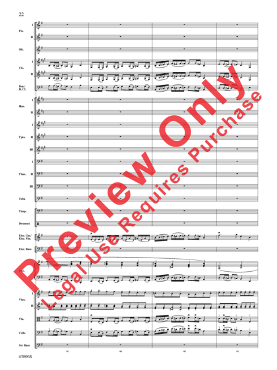 A Mad Russian's Christmas Full Orchestra scores gallery preview page 50