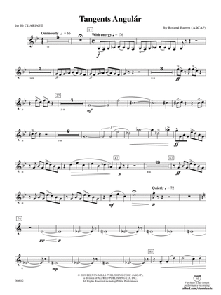 Tangents Angulár: 1st B-flat Clarinet