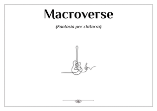 Book cover for 🎼 Macroverse [GUITAR SCORE] (foglio album)