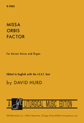 Book cover for Missa orbis factor