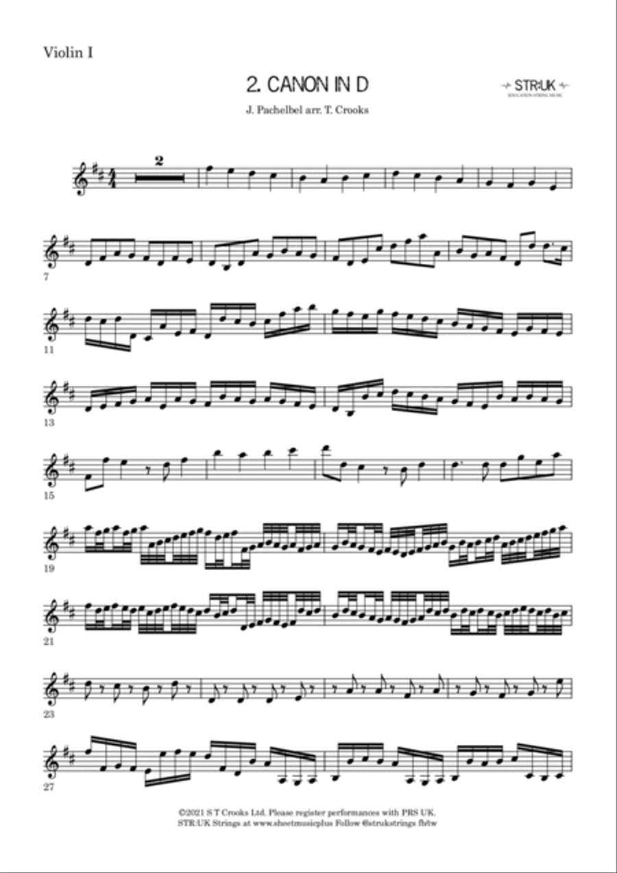 Wedding Classics for Quartet - parts (STR:UK Strings) String Quartet scores gallery preview page 4