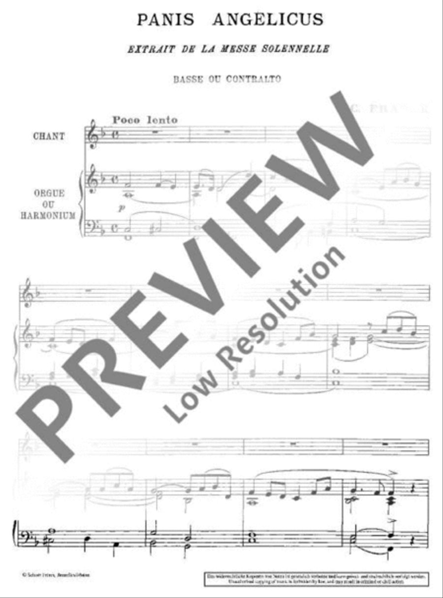 Panis Angelicus F major Panis Angelicus F major Organ scores gallery preview page 4