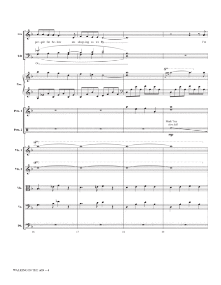 Walking In The Air (from The Snowman) (arr. John Leavitt) - Full Score