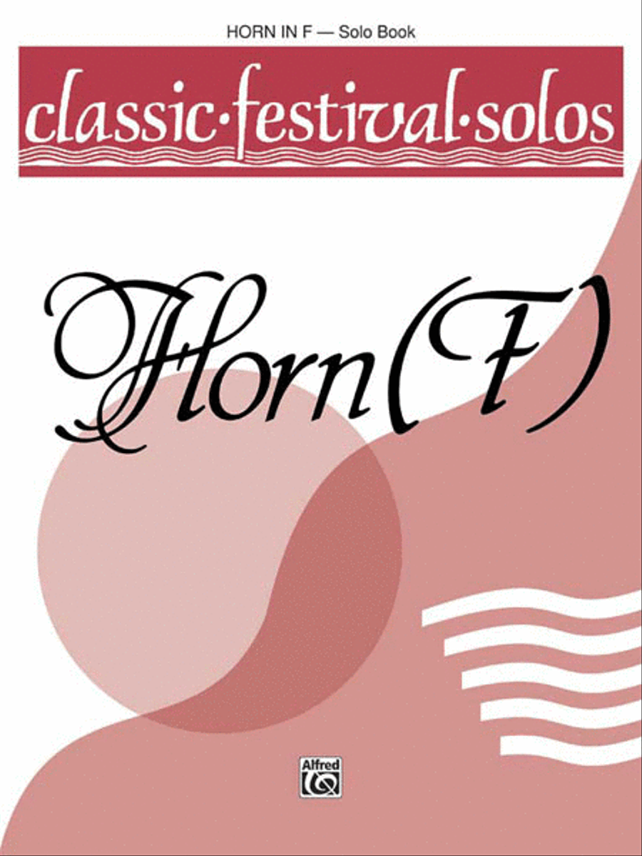 Classic Festival Solos (Horn in F), Volume 1 Horn Solo scores gallery preview page 1