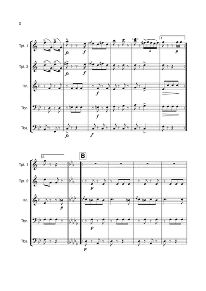 Freikugeln Polka (Brass Quintet) image number null