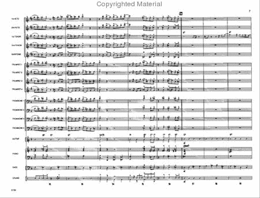 Jazz-Me Blues Jazz Ensemble scores gallery preview page 6