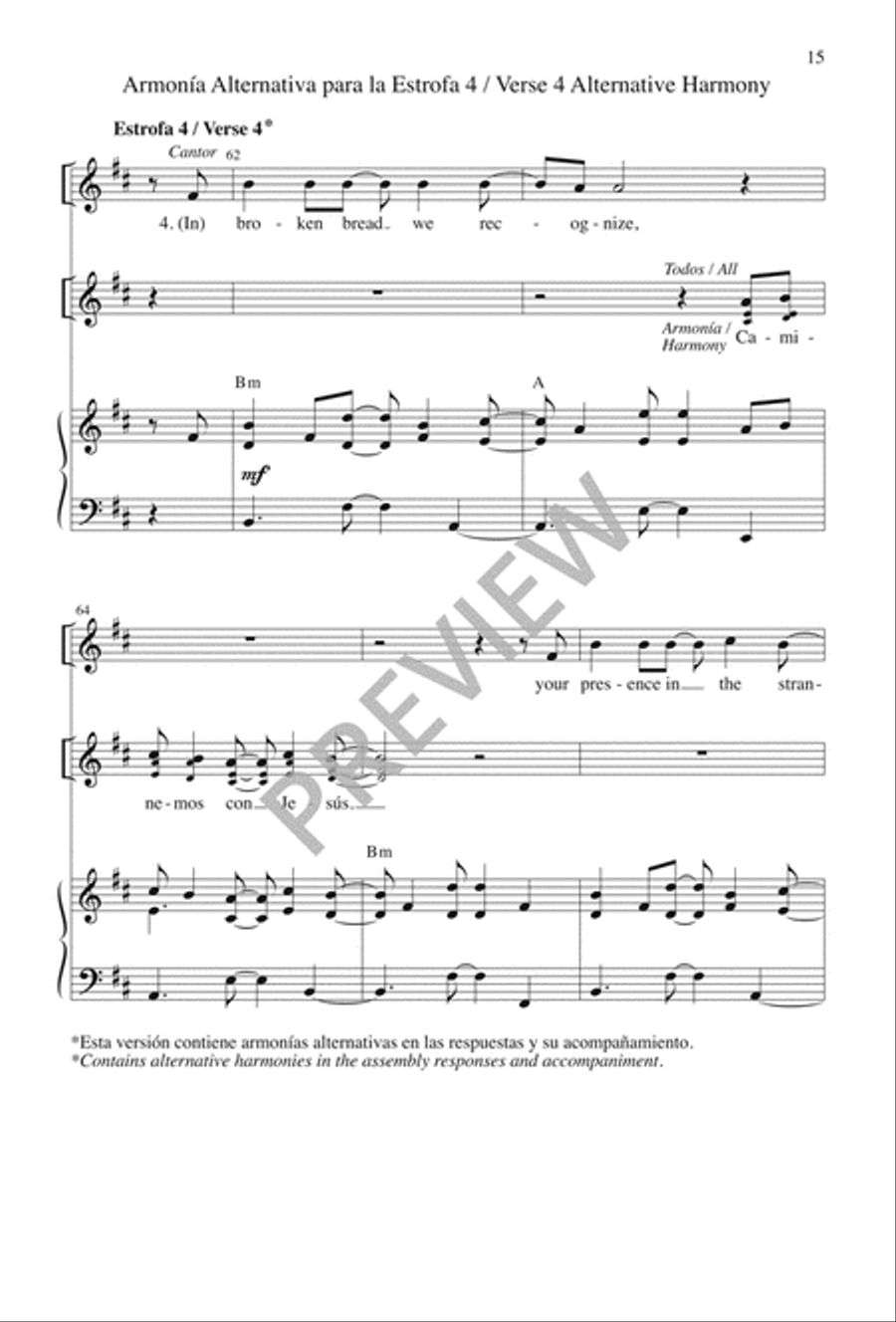 Caminemos con Jesús 3-Part scores gallery preview page 15