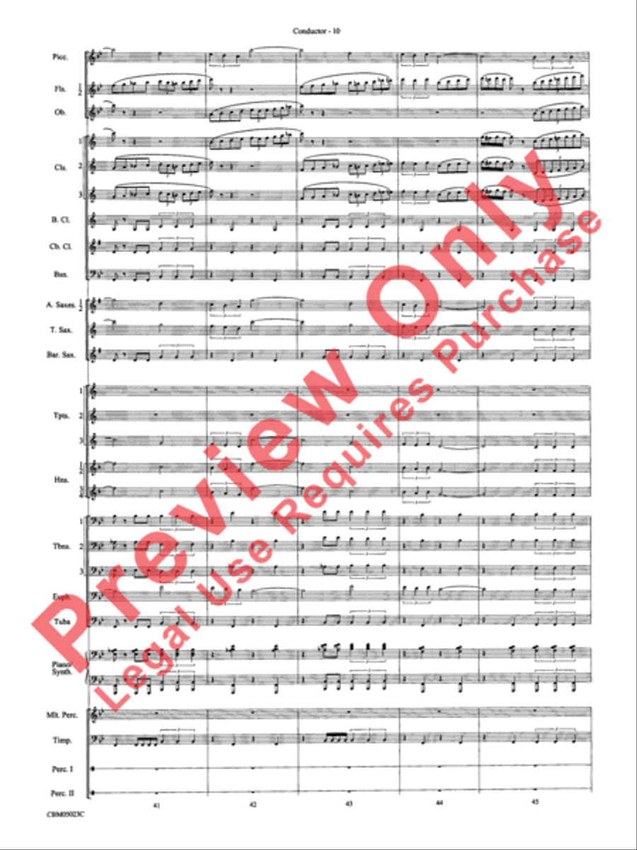 Symphonic Suite from Star Wars: Episode III Revenge of the Sith Concert Band scores gallery preview page 13