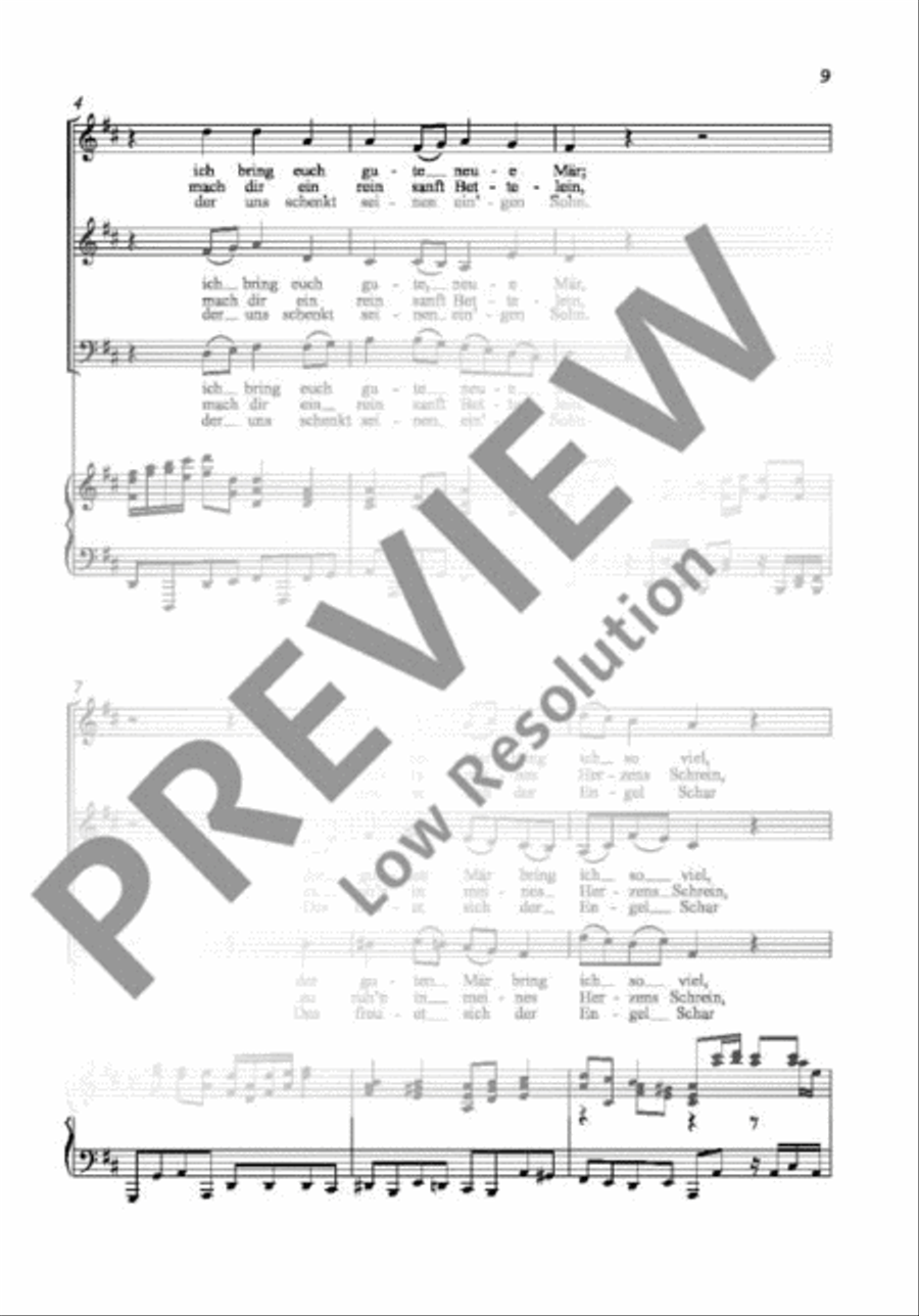 Vom Himmel hoch, da komm ich her 3-Part scores gallery preview page 3