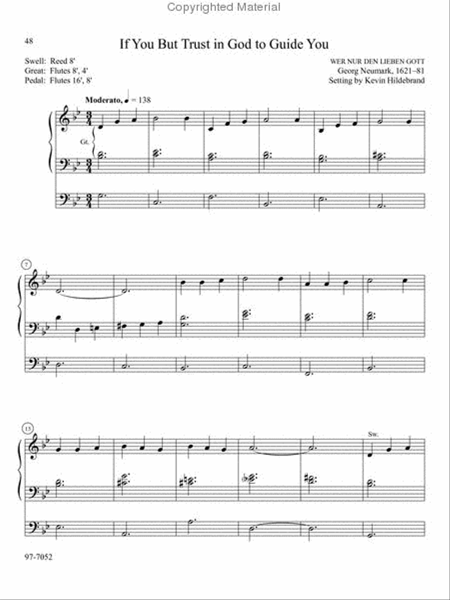 Musica Sacra: Easy Hymn Preludes for Organ, Vol. 3