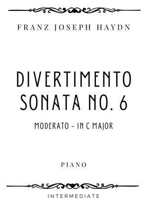 Book cover for Haydn - Moderato from Divertimento (Sonata no. 6) in C Major - Intermediate