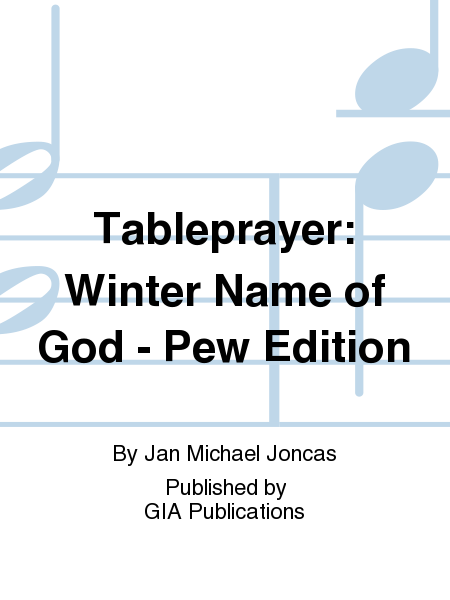 Tableprayer: Winter Name of God - Pew Edition