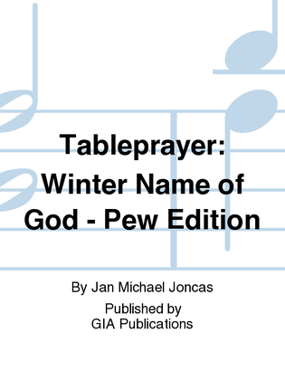 Book cover for Winter Name of God - Assembly edition