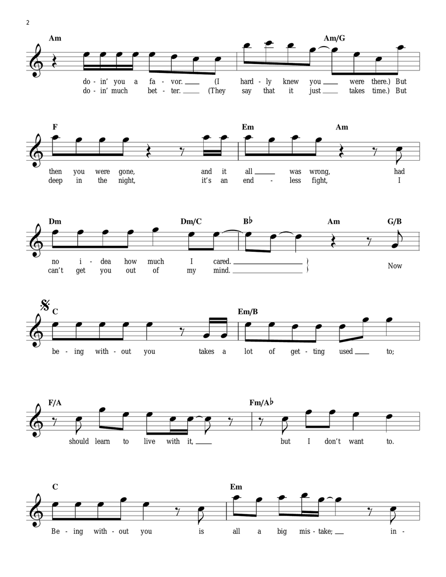 Hard Habit To Break Acoustic Guitar scores gallery preview page 2