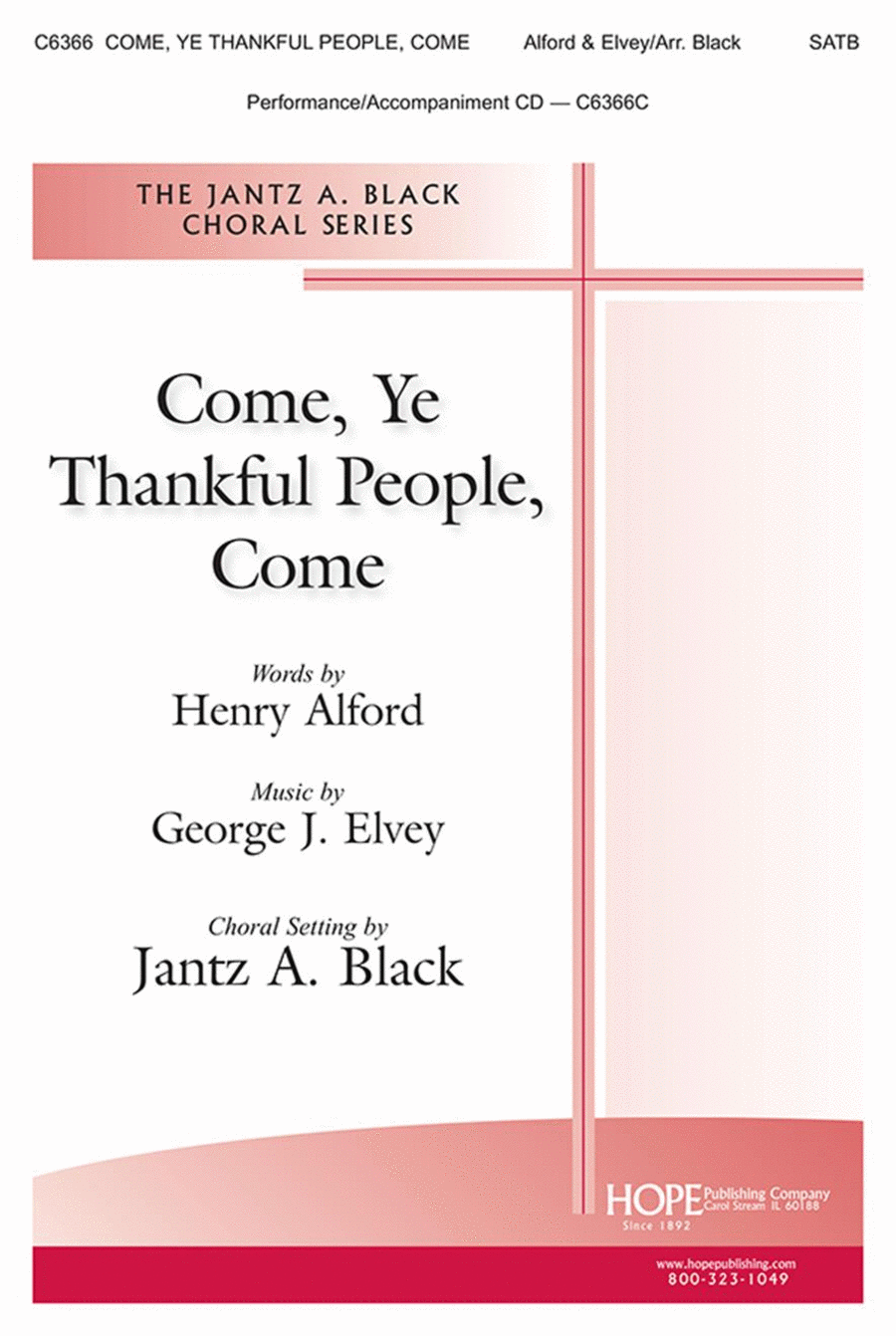 Come, Ye Thankful People, Come 4-Part scores gallery preview page 1