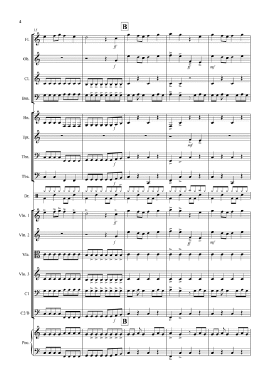 Vivaldi Rocks! for School Orchestra Full Orchestra scores gallery preview page 4
