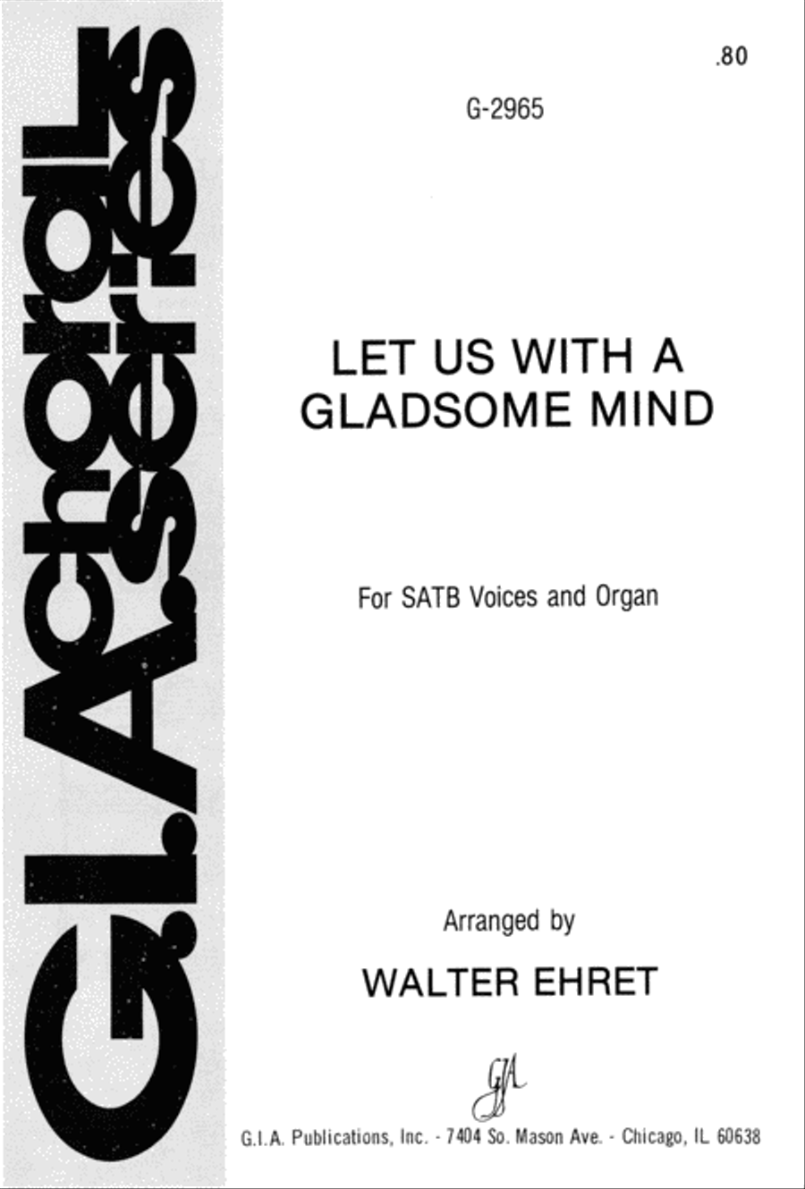 Let Us with a Gladsome Mind 4-Part scores gallery preview page 1