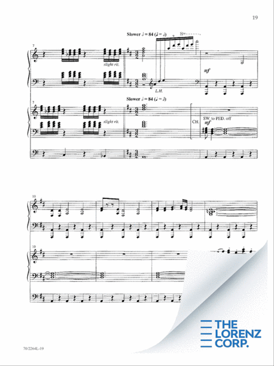 O for a Thousand Tongues Organ scores gallery preview page 20