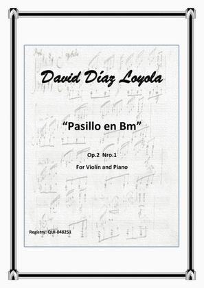 Book cover for Pasillo en Bm Op.2 Nro.1