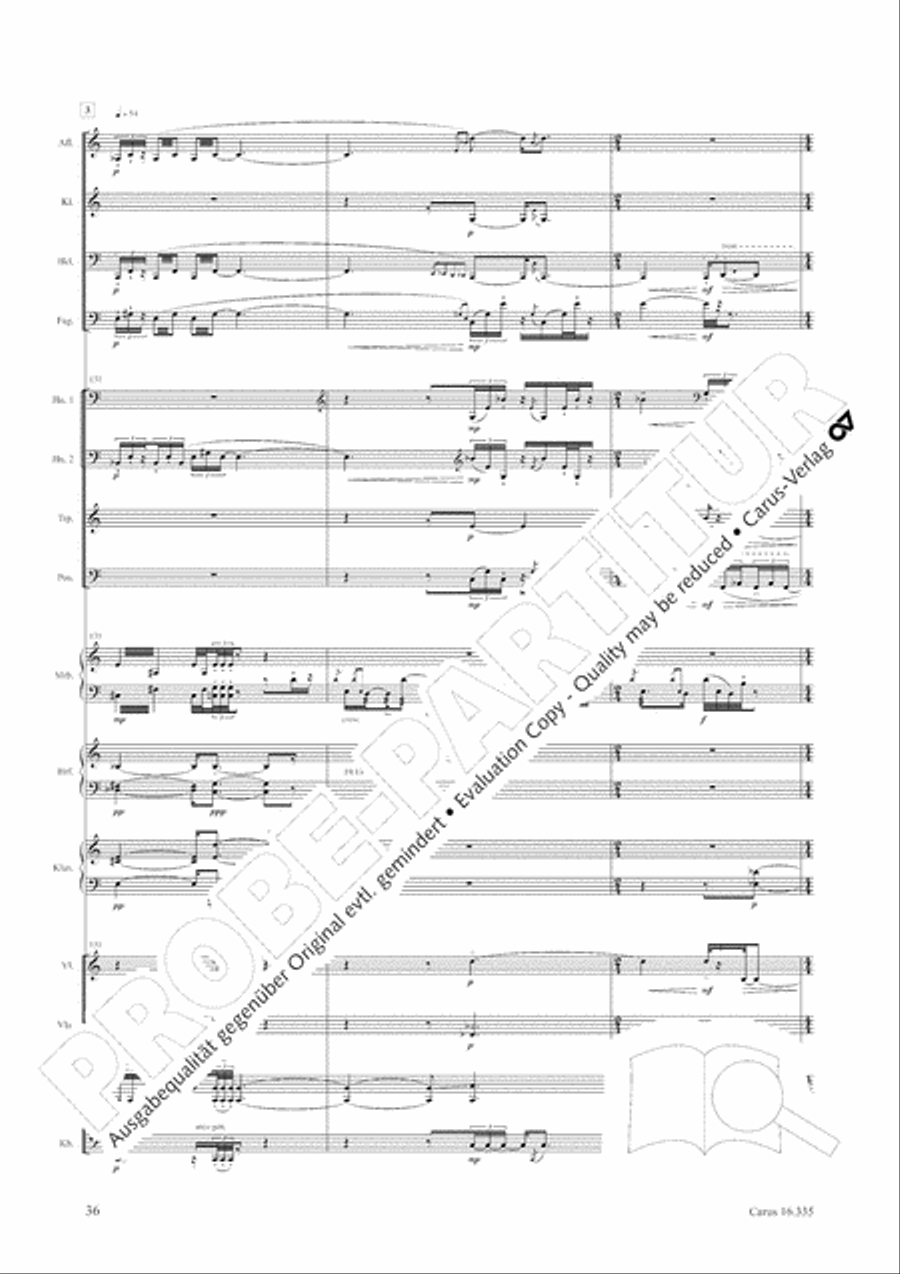 Esquisse: le froid Orchestra scores gallery preview page 37