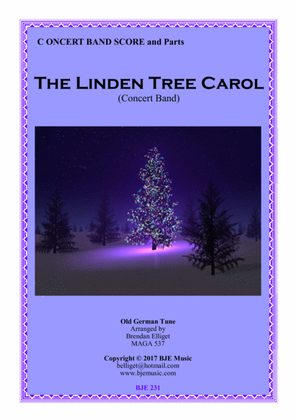 Book cover for The Linden Tree Carol - Concert Band Score and Parts with Optional String Parts PDF